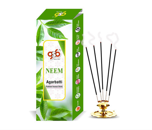 GSB Neem Premium Incense Sticks | Agarbatti | Made with Natural Essential Oil