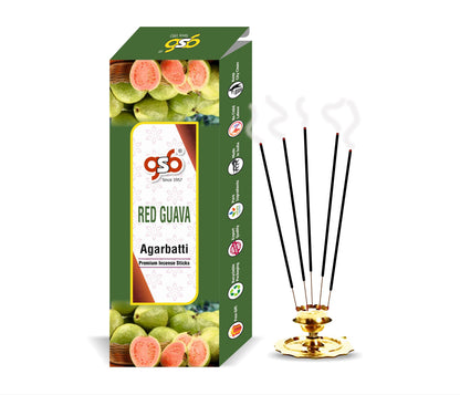 GSB Red Guava Premium Incense Sticks | Agarbatti | Made with Natural Essential Oil