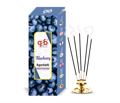 GSB Blueberry Premium Incense Sticks | Agarbatti | Made with Natural Essential Oil