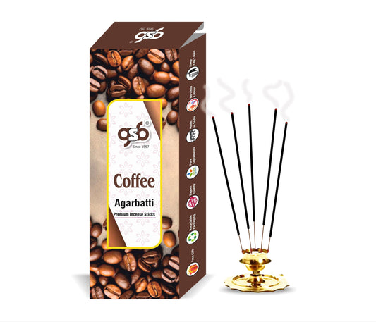GSB Coffee Premium Incense Sticks | Agarbatti | Made with Natural Essential Oil