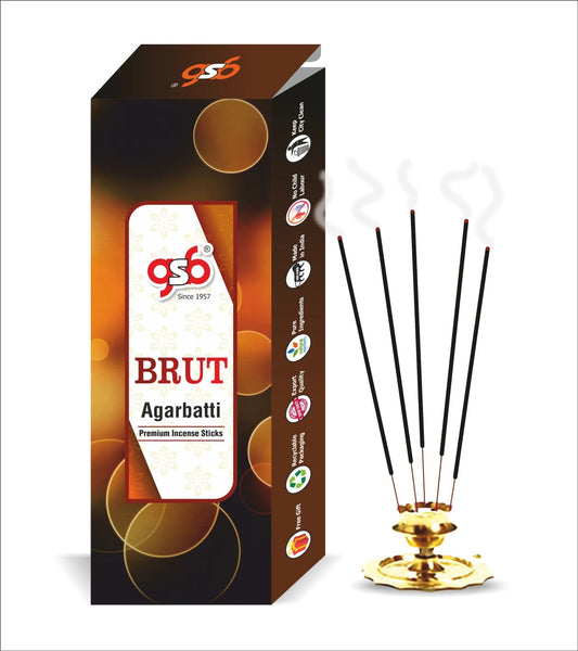 GSB Brut Premium Incense Sticks | Agarbatti | Made with Natural Essential Oil