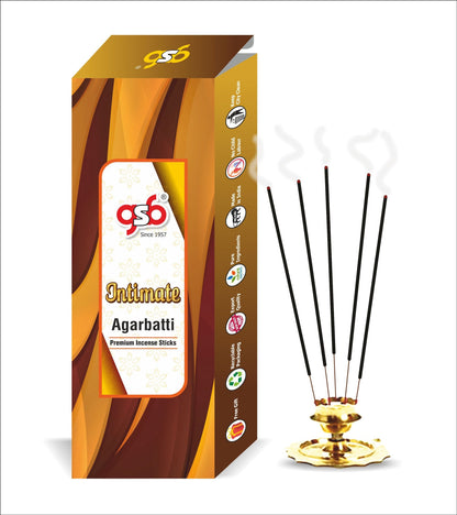GSB Intimate Premium Incense Sticks | Agarbatti | Made with Natural Essential Oil