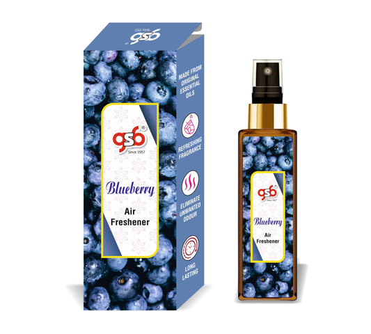 GSB Blueberry Air Freshener For Fragrance at Home and Office | For Relieve Stress, Anxiety & Depression | Natural Room Spray | Long-lasting fragrance