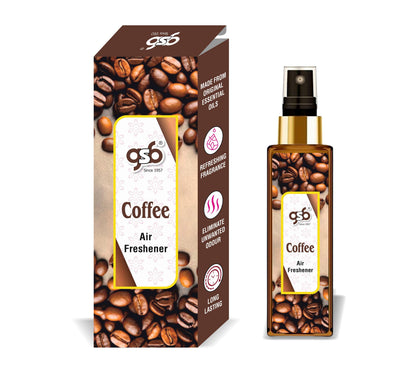 GSB Coffee Air Freshener For Fragrance at Home and Office | For Relieve Stress, Anxiety & Depression | Natural Room Spray | Long-lasting fragrance