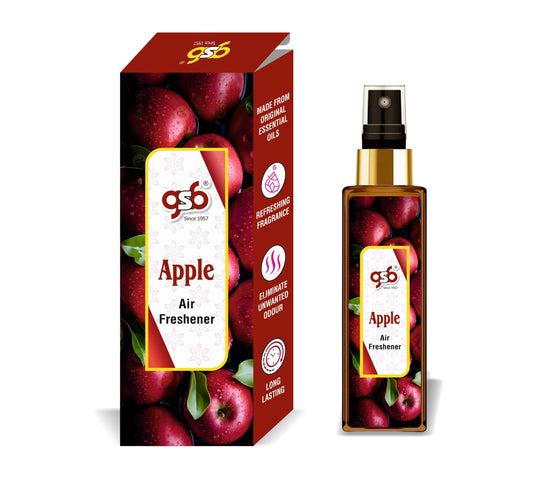 GSB Apple Air Freshener For Fragrance at Home and Office | For Relieve Stress, Anxiety & Depression | Natural Room Spray | Long-lasting fragrance
