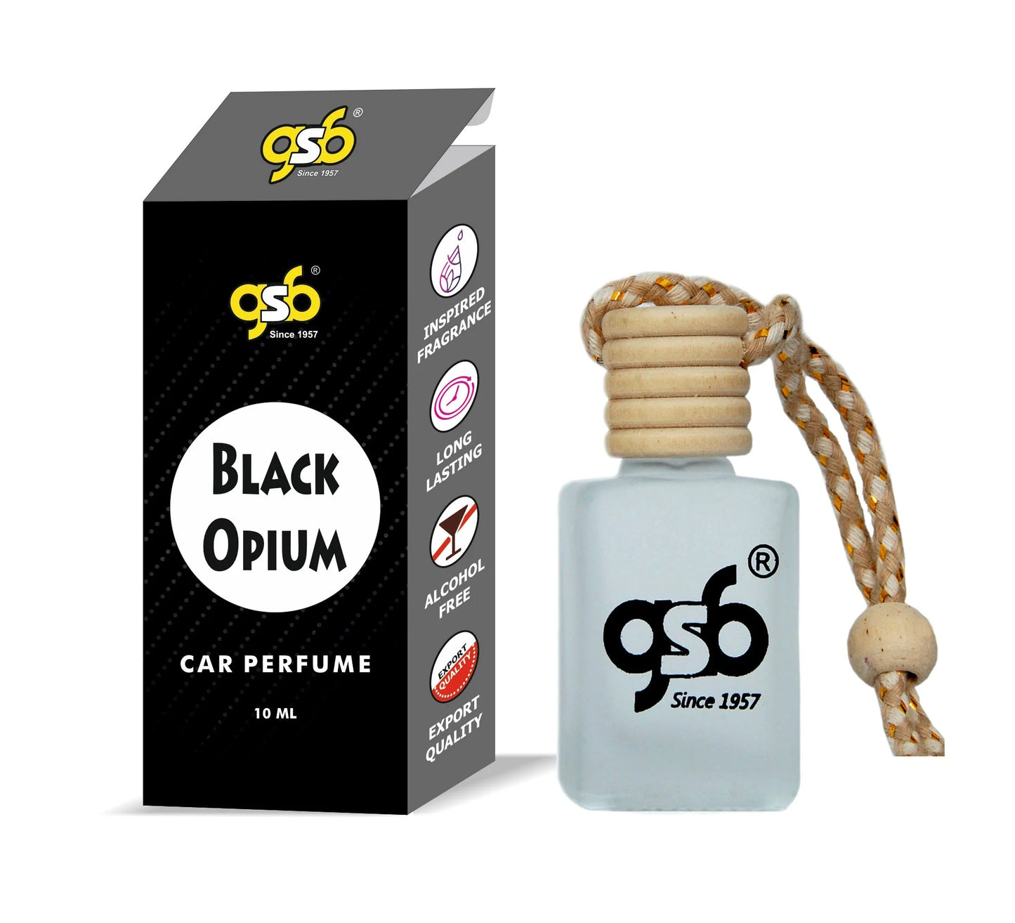 GSB Black Opium 360° Inspired From Black Opium Ysl | Clone Fragrance | Designer EDP Spray For Men & Women | Perfume | Attar | Bodywash | Car Freshener |