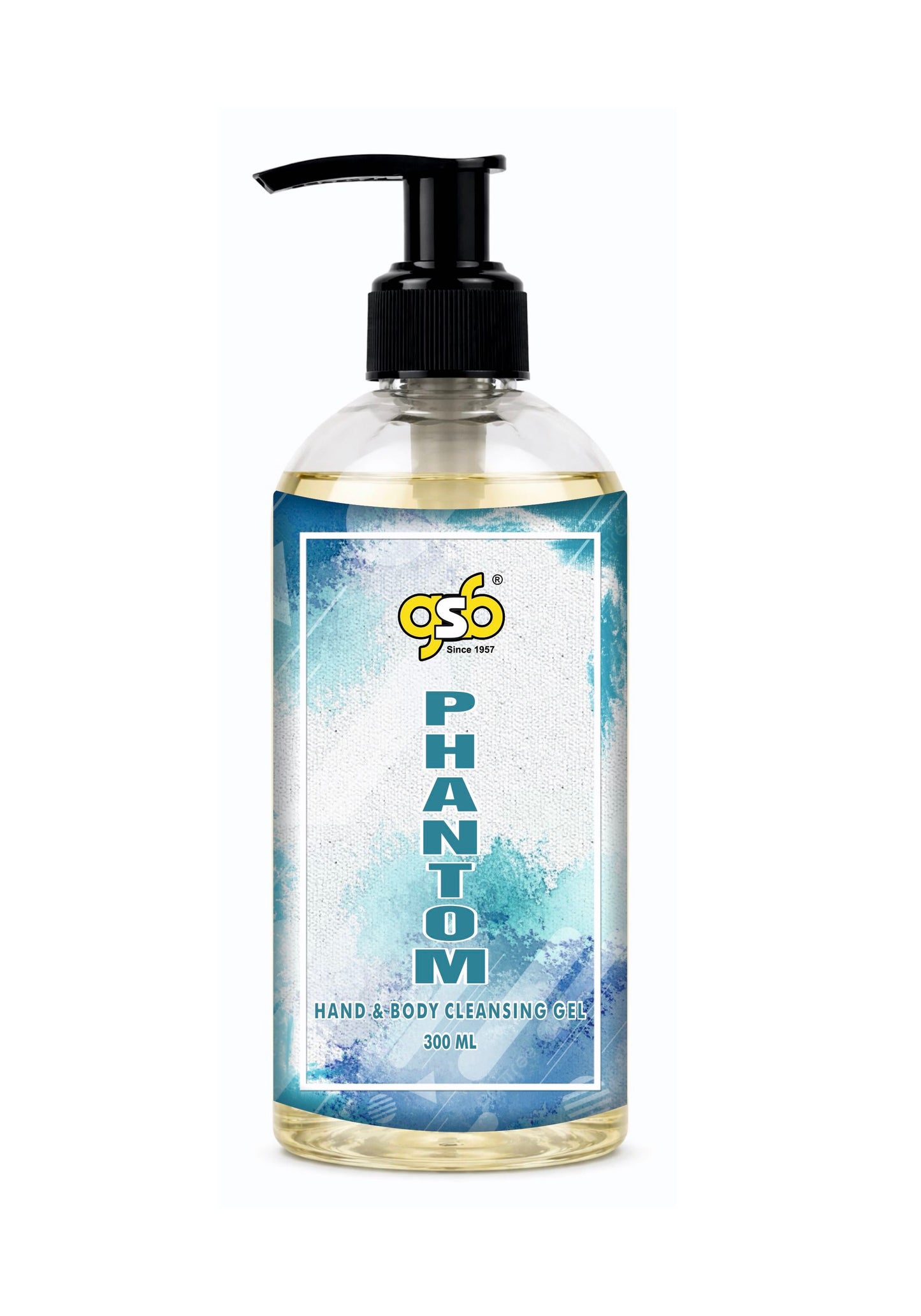 GSB Phantom Hand And Body Cleansing Gel Inspired From Pcao Rbbane Phantom  | Luxury Body Wash & Shower Gel With Long Lasting Aroma | No Parabens & Silicones | 300 ml