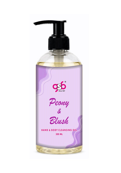GSB Peony And Blush Hand And Body Cleansing Gel Inspired From Ja Milan Peony Blush | Luxury Body Wash & Shower Gel With Long Lasting Aroma | No Parabens & Silicones | 300 ml