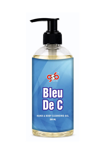 GSB Bleu De C Hand And Body Cleansing Gel Inspired From Bleu De Chneal | Luxury Body Wash & Shower Gel With Long Lasting Aroma | No Parabens & Silicones | 300 ml