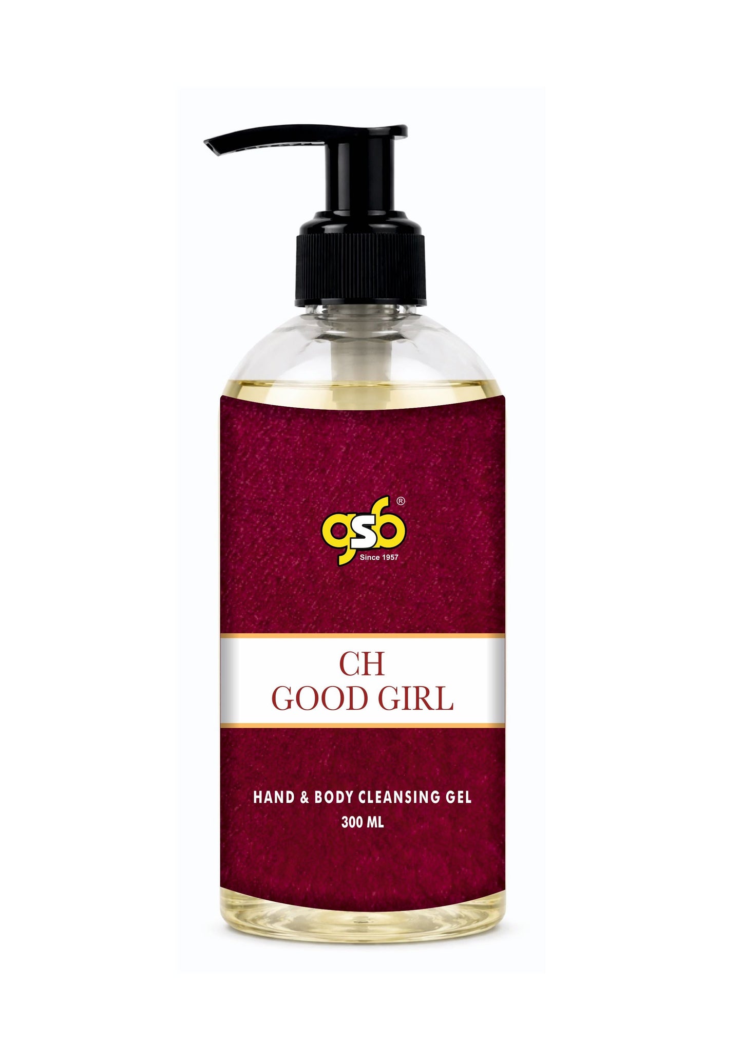 GSB Good Girl Hand And Body Cleansing Gel Inspired From Craolina Hraerra Good Girl | Luxury Body Wash & Shower Gel With Long Lasting Aroma | No Parabens & Silicones | 300 ml