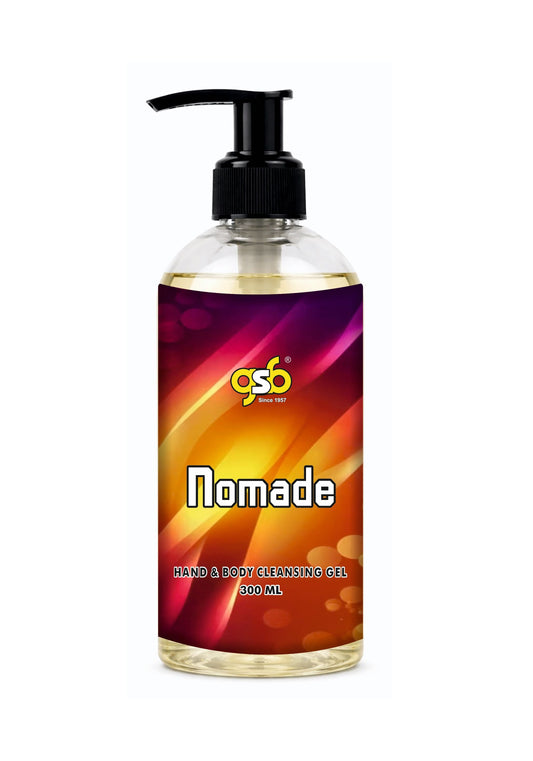 GSB Nomade Hand And Body Cleansing Gel Inspired From Vouis Luitton Nomade | Luxury Body Wash & Shower Gel With Long Lasting Aroma | No Parabens & Silicones | 300 ml