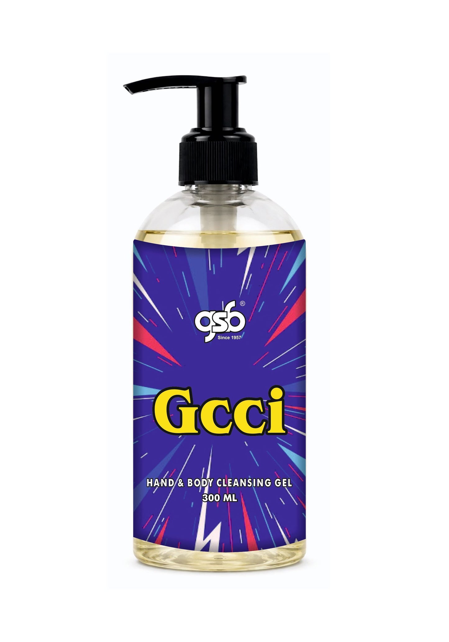 GSB Gcci Hand And Body Cleansing Gel Inspired From Gcci By Gcci | Luxury Body Wash & Shower Gel With Long Lasting Aroma | No Parabens & Silicones | 300 ml