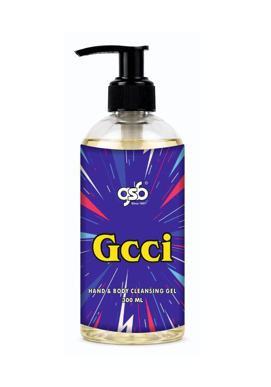 GSB Gcci Hand And Body Cleansing Gel Inspired From Gcci By Gcci | Luxury Body Wash & Shower Gel With Long Lasting Aroma | No Parabens & Silicones | 300 ml
