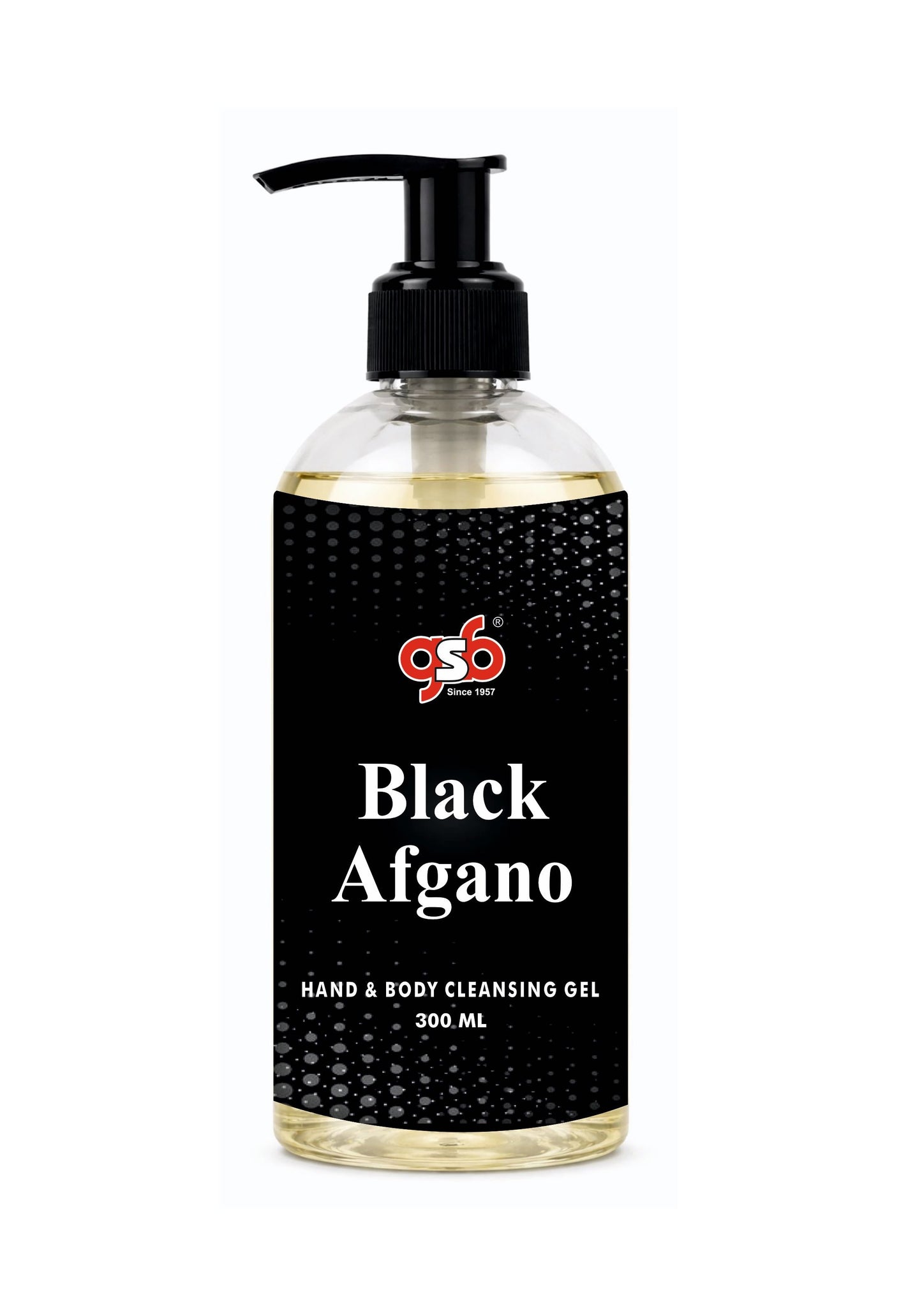 GSB Black Afgano Hand And Body Cleansing Gel Inspired From Nasamotti Black Afgano | Luxury Body Wash & Shower Gel With Long Lasting Aroma | No Parabens & Silicones | 300 ml
