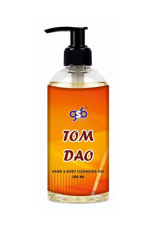 GSB Tom Dao Hand And Body Cleansing Gel Inspired From Dutyque Tom Dao | Luxury Body Wash & Shower Gel With Long Lasting Aroma | No Parabens & Silicones | 300 ml