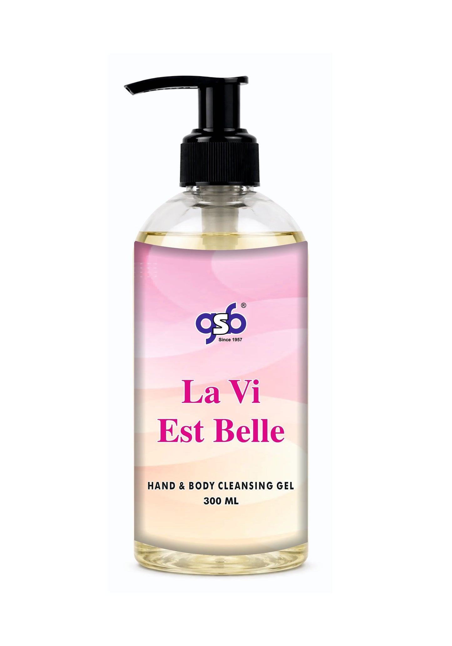 GSB La Vie Est Belle Hand And Body Cleansing Gel Inspired From La Vie Est Belle Loncame | Luxury Body Wash & Shower Gel With Long Lasting Aroma | No Parabens & Silicones | 300 ml