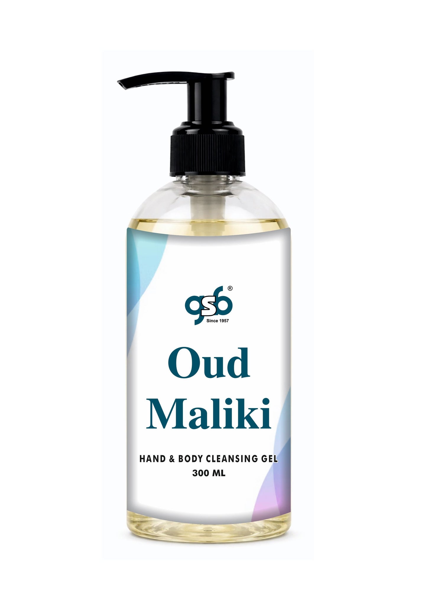 GSB Oud Maliki Hand And Body Cleansing Gel Inspired From Oud Maliki Chpord | Luxury Body Wash & Shower Gel With Long Lasting Aroma | No Parabens & Silicones | 300 ml