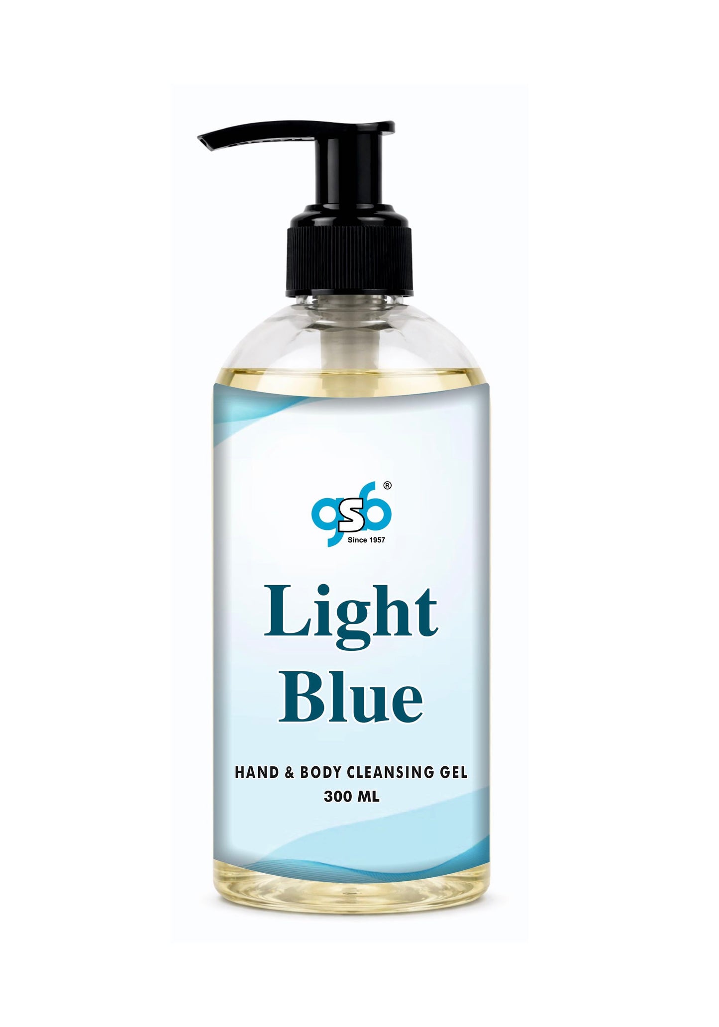 GSB Light Blue Hand And Body Cleansing Gel Inspired From Light Blue Dloce Gbbana | Luxury Body Wash & Shower Gel With Long Lasting Aroma | No Parabens & Silicones | 300 ml