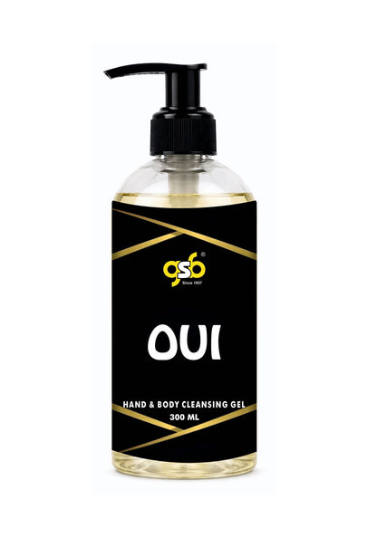 GSB Oui Hand And Body Cleansing Gel Inspired From Oui Juicy | Luxury Body Wash & Shower Gel With Long Lasting Aroma | No Parabens & Silicones | 300 ml