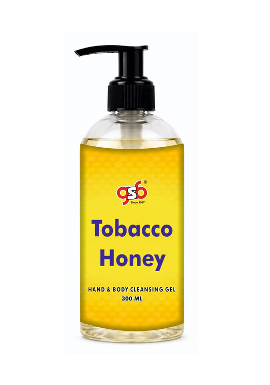 GSB Tobacco Honey Hand And Body Cleansing Gel Inspired From Gurlain Tobacco Honey | Luxury Body Wash & Shower Gel With Long Lasting Aroma | No Parabens & Silicones | 300 ml