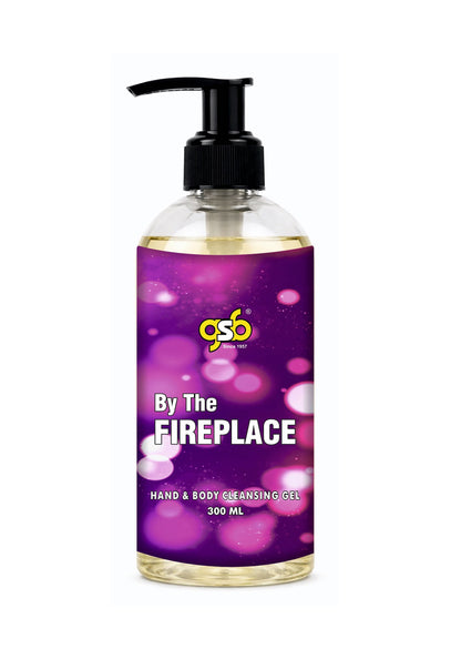 GSB By The Fireplace Hand And Body Cleansing Gel Inspired From Masion Margeila Fireplace | Luxury Body Wash & Shower Gel With Long Lasting Aroma | No Parabens & Silicones | 300 ml