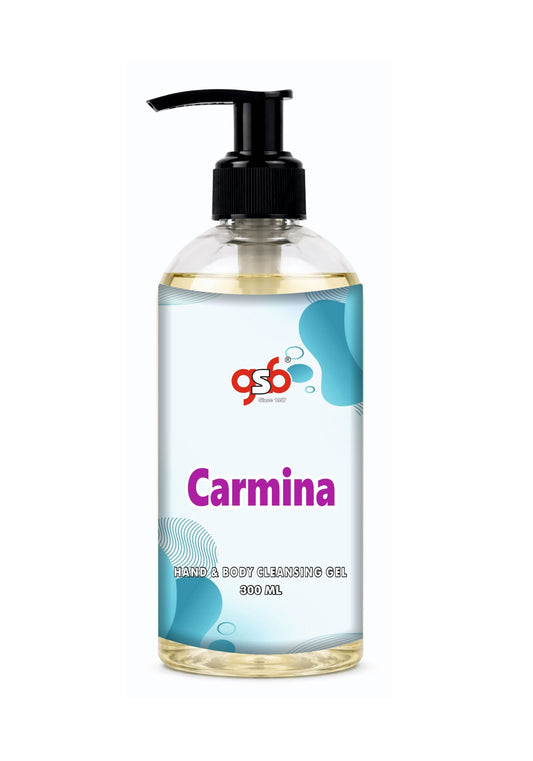 GSB Carmina Hand And Body Cleansing Gel Inspired From Greed Carmina | Luxury Body Wash & Shower Gel With Long Lasting Aroma | No Parabens & Silicones | 300 ml