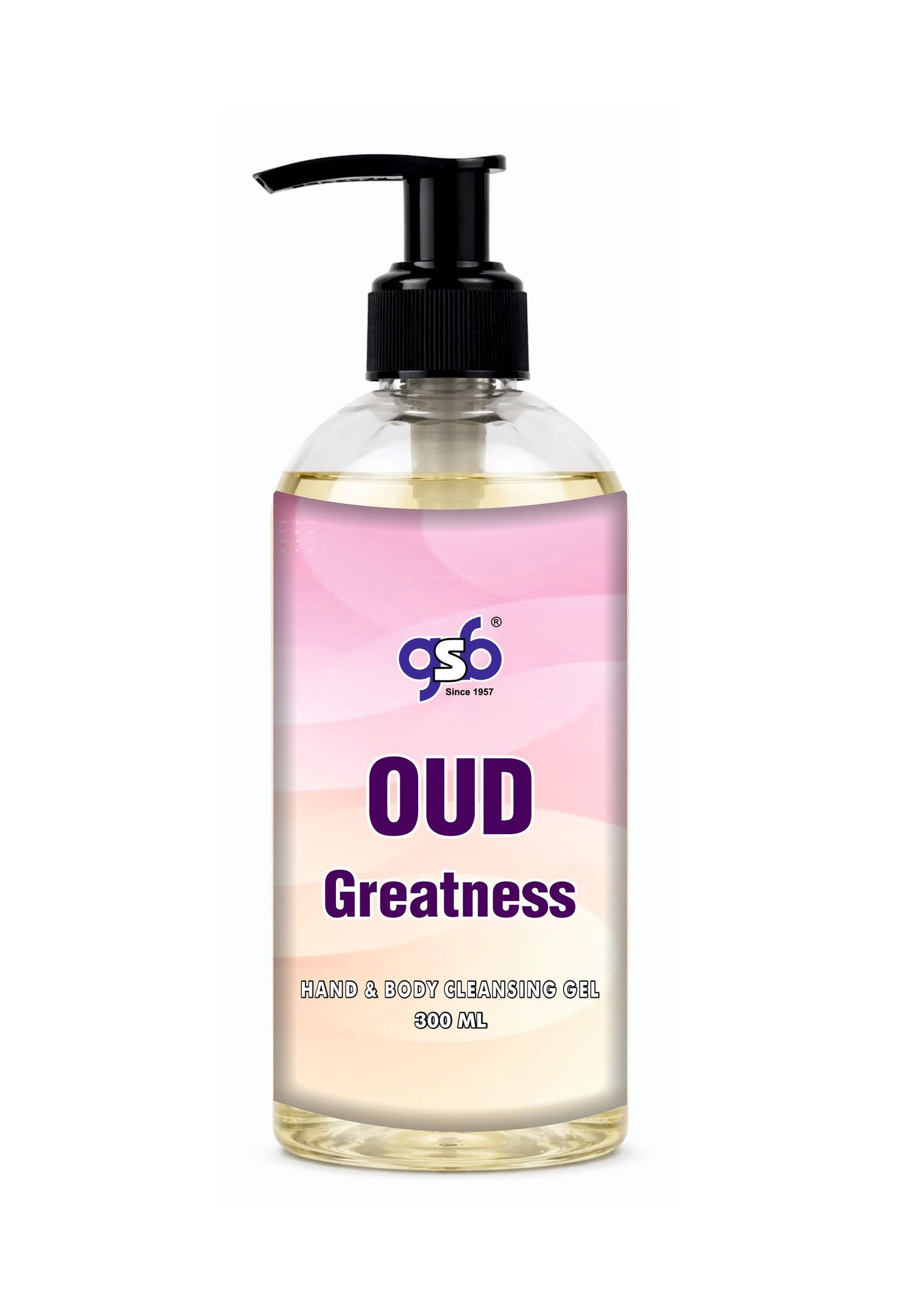 GSB Oud Greatness Hand And Body Cleansing Gel Inspired From Intio Oud For Greatness | Luxury Body Wash & Shower Gel With Long Lasting Aroma | No Parabens & Silicones | 300 ml