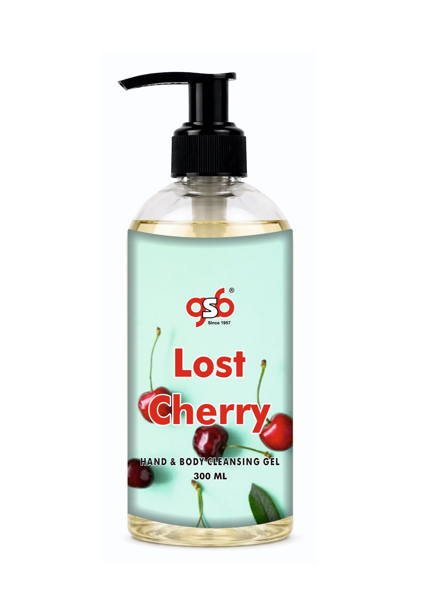GSB Lost Cherry Hand And Body Cleansing Gel Inspired From Fom Tord Lost Cherry | Luxury Body Wash & Shower Gel With Long Lasting Aroma | No Parabens & Silicones | 300 ml