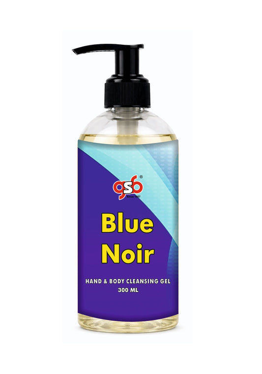 GSB Bleu Noir Hand And Body Cleansing Gel Inspired From Nraciso Rdoriguez Bleu Noir | Luxury Body Wash & Shower Gel With Long Lasting Aroma | No Parabens & Silicones | 300 ml