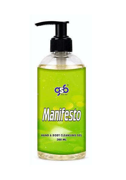 GSB Manifesto Hand And Body Cleansing Gel Inspired From Ysl Manifesto | Luxury Body Wash & Shower Gel With Long Lasting Aroma | No Parabens & Silicones | 300 ml