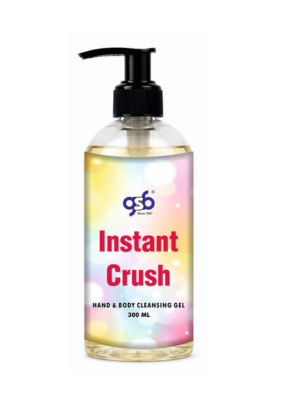 GSB Instant Crush Hand And Body Cleansing Gel Inspired From Manerca Instant Crush | Luxury Body Wash & Shower Gel With Long Lasting Aroma | No Parabens & Silicones | 300 ml