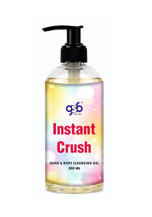 GSB Instant Crush Hand And Body Cleansing Gel Inspired From Manerca Instant Crush | Luxury Body Wash & Shower Gel With Long Lasting Aroma | No Parabens & Silicones | 300 ml
