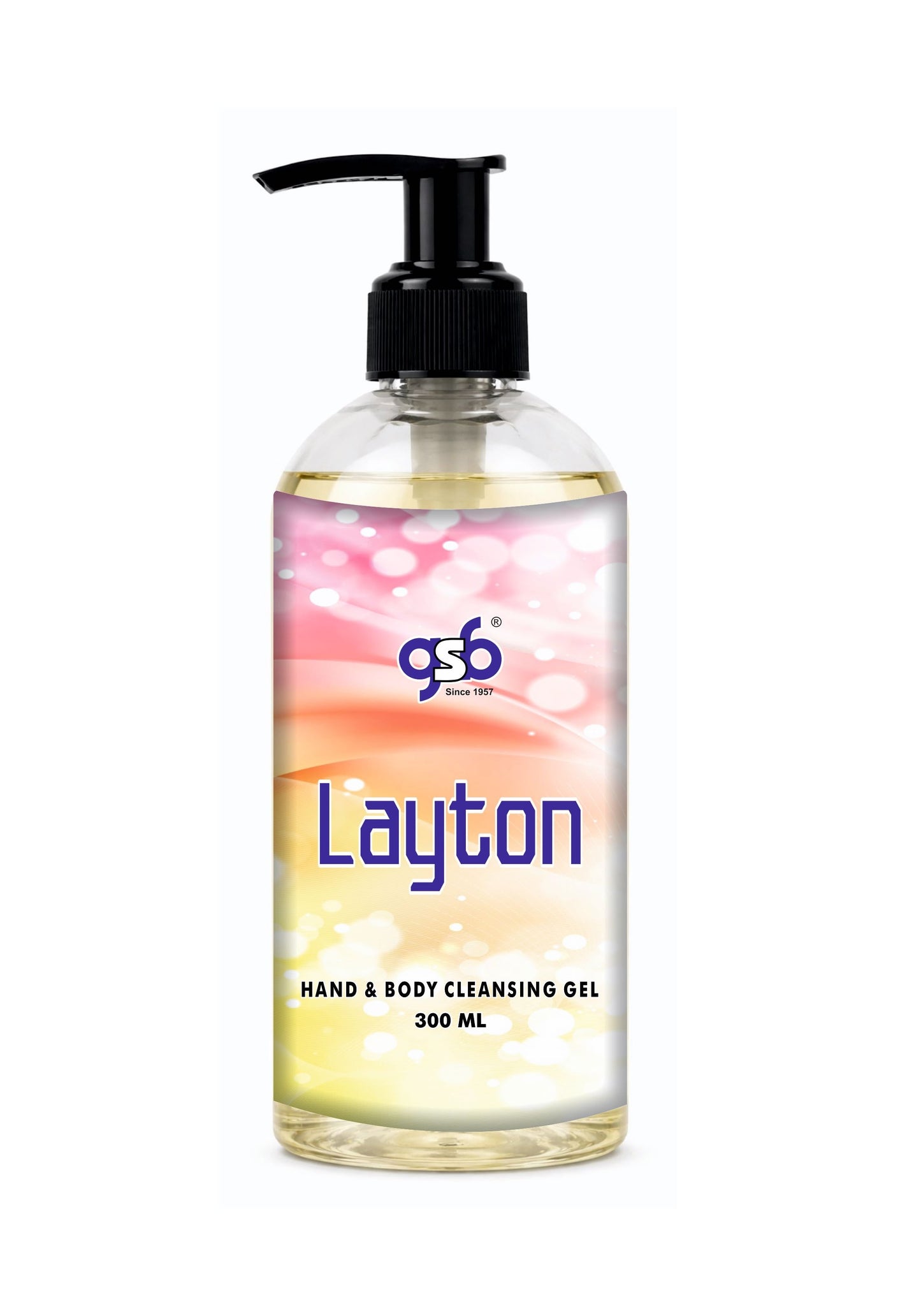 GSB Layton Hand And Body Cleansing Gel Inspired From PDM Layton | Luxury Body Wash & Shower Gel With Long Lasting Aroma | No Parabens & Silicones | 300 ml