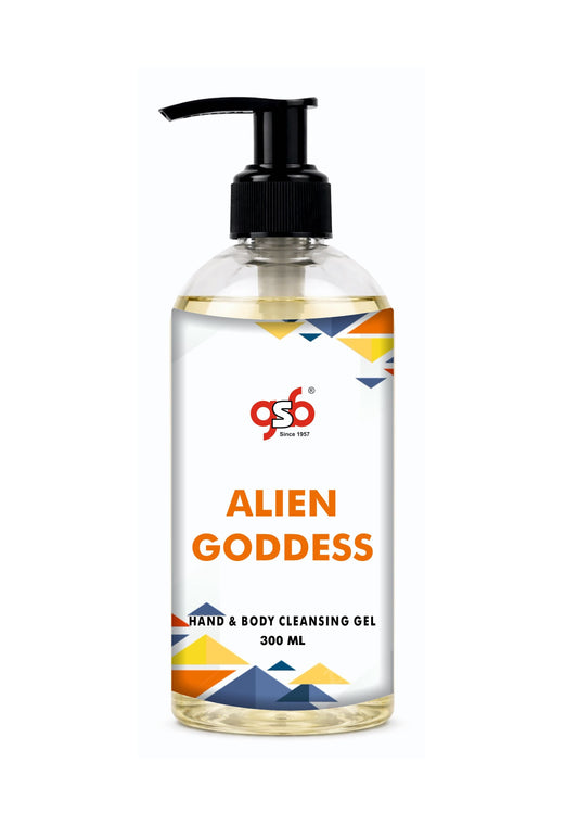 GSB Alien Goddess Hand And Body Cleansing Gel Inspired From Mugelr Alien Goddess | Luxury Body Wash & Shower Gel With Long Lasting Aroma | No Parabens & Silicones | 300 ml