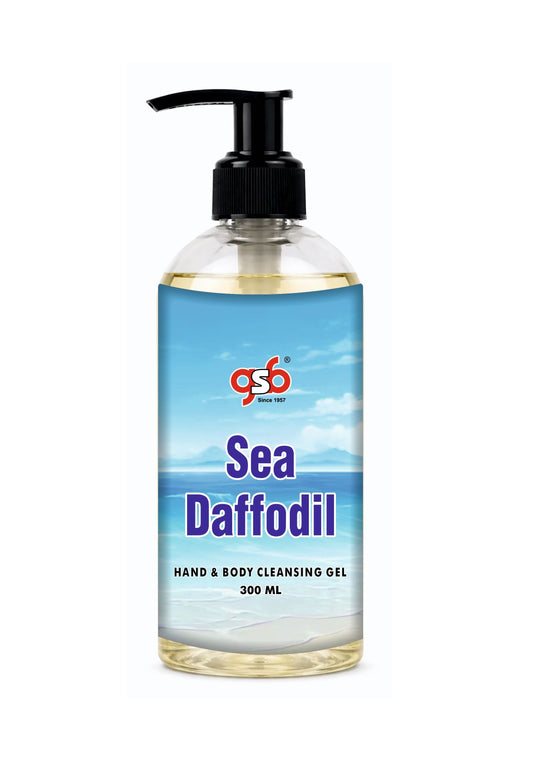 GSB Sea Daffodil Hand And Body Cleansing Gel Inspired From Ja Milan Sea Daffodil | Luxury Body Wash & Shower Gel With Long Lasting Aroma | No Parabens & Silicones | 300 ml