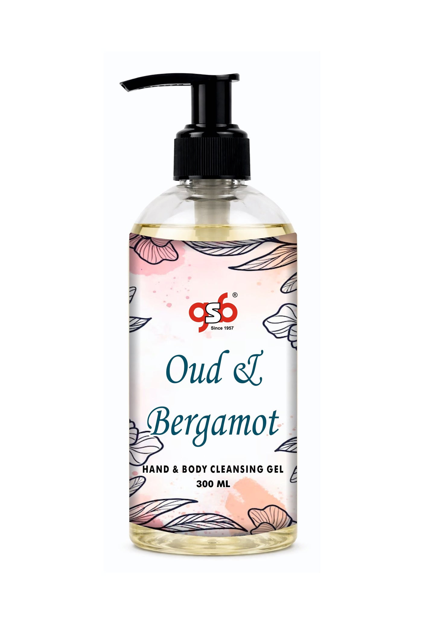 GSB Oud and Bergamont Hand And Body Cleansing Gel Inspired From Ja Milan Oud and Bergamont | Luxury Body Wash & Shower Gel With Long Lasting Aroma | No Parabens & Silicones | 300 ml