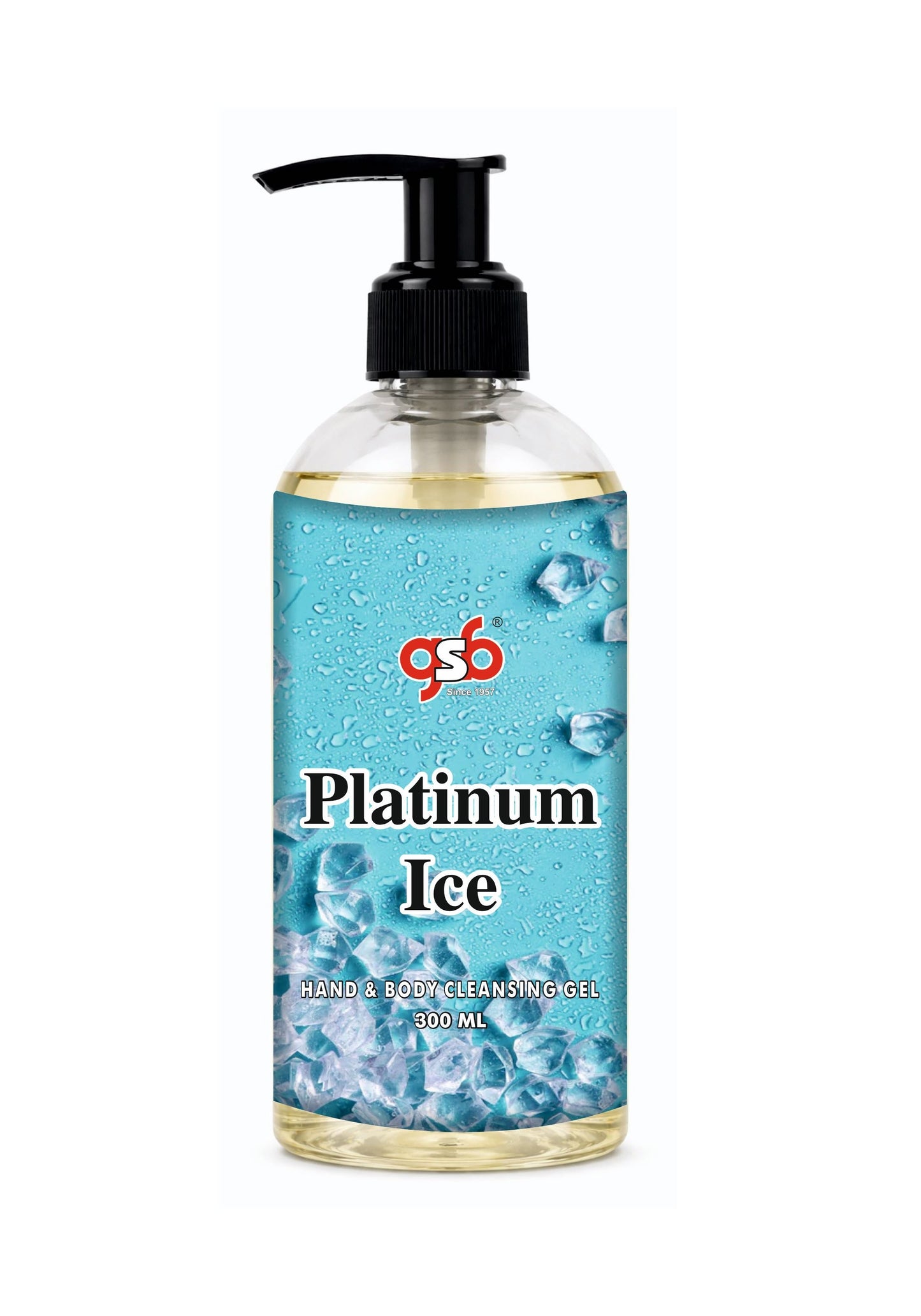 GSB Platinum Ice Hand And Body Cleansing Gel Inspired From Vitorcia Secret Platinum Ice | Luxury Body Wash & Shower Gel With Long Lasting Aroma | No Parabens & Silicones | 300 ml