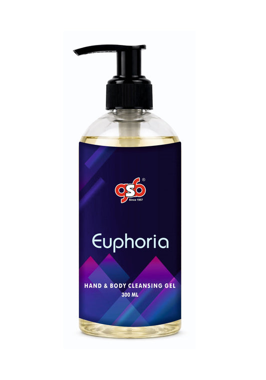 GSB Euphoria Hand And Body Cleansing Gel Inspired From Kalvin Clein Euphoria | Luxury Body Wash & Shower Gel With Long Lasting Aroma | No Parabens & Silicones | 300 ml