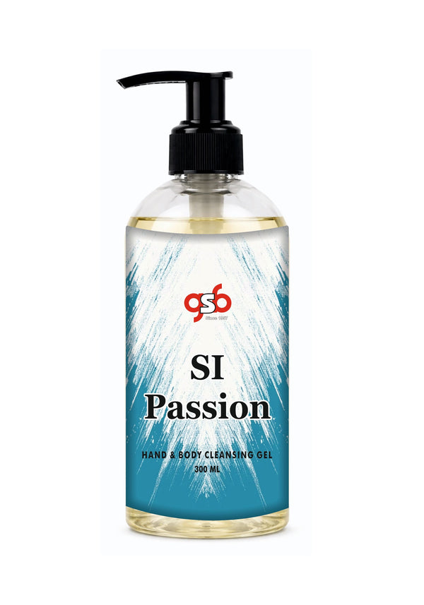 GSB Si Passion Hand And Body Cleansing Gel Inspired From Axmani Passion | Luxury Body Wash & Shower Gel With Long Lasting Aroma | No Parabens & Silicones | 300 ml