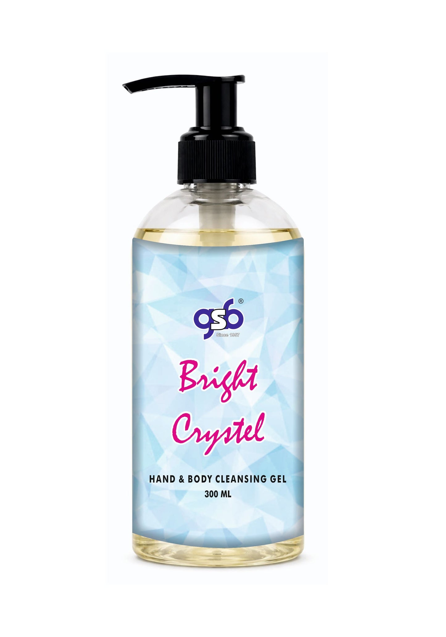 GSB Bright Crystal Hand And Body Cleansing Gel Inspired From Bright Crystal Vresace | Luxury Body Wash & Shower Gel With Long Lasting Aroma | No Parabens & Silicones | 300 ml