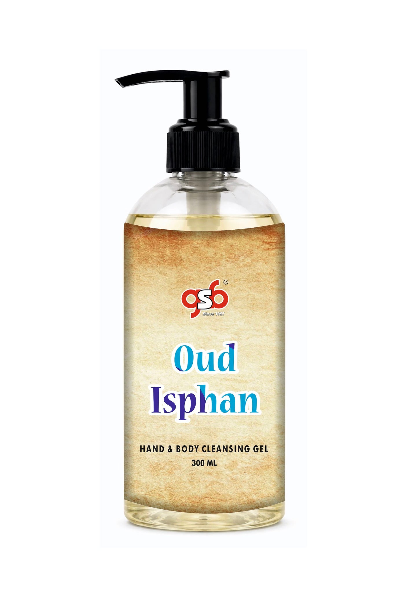 GSB Oud Isphan Hand And Body Cleansing Gel Inspired From Doir Oud | Luxury Body Wash & Shower Gel With Long Lasting Aroma | No Parabens & Silicones | 300 ml