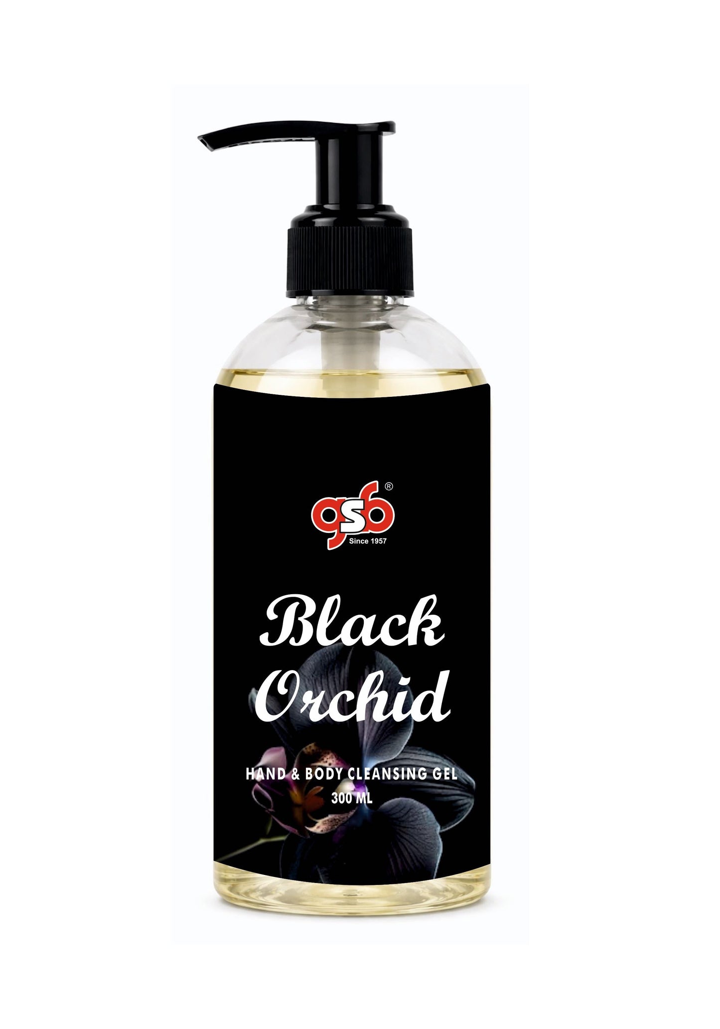 GSB Black Orchid Hand And Body Cleansing Gel Inspired From  Black Orchid Fom Tord | Luxury Body Wash & Shower Gel With Long Lasting Aroma | No Parabens & Silicones | 300 ml