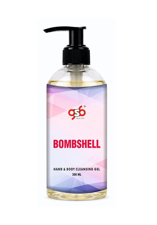 GSB Boombshell Hand And Body Cleansing Gel Inspired From Vitorcia Secret Boombshell | Luxury Body Wash & Shower Gel With Long Lasting Aroma | No Parabens & Silicones | 300 ml