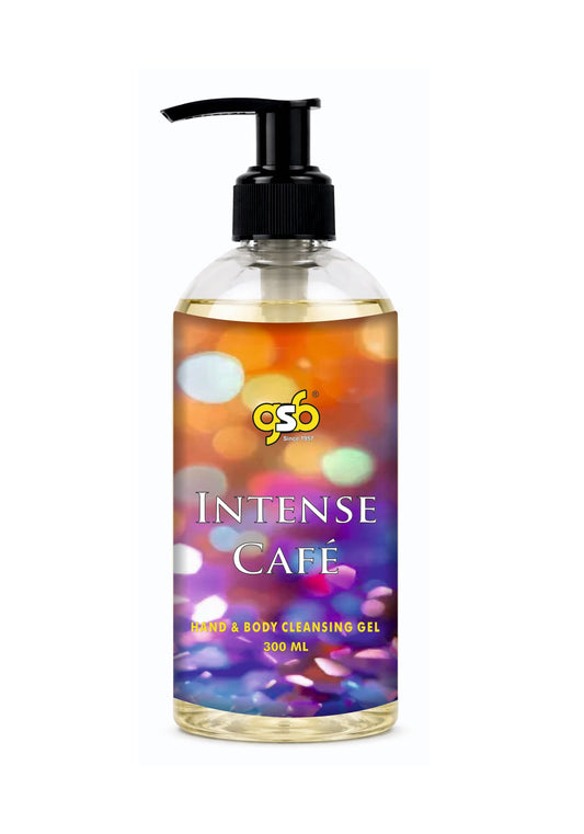 GSB Intense Cafe Hand And Body Cleansing Gel Inspired From Montail Intense Cafe | Luxury Body Wash & Shower Gel With Long Lasting Aroma | No Parabens & Silicones | 300 ml