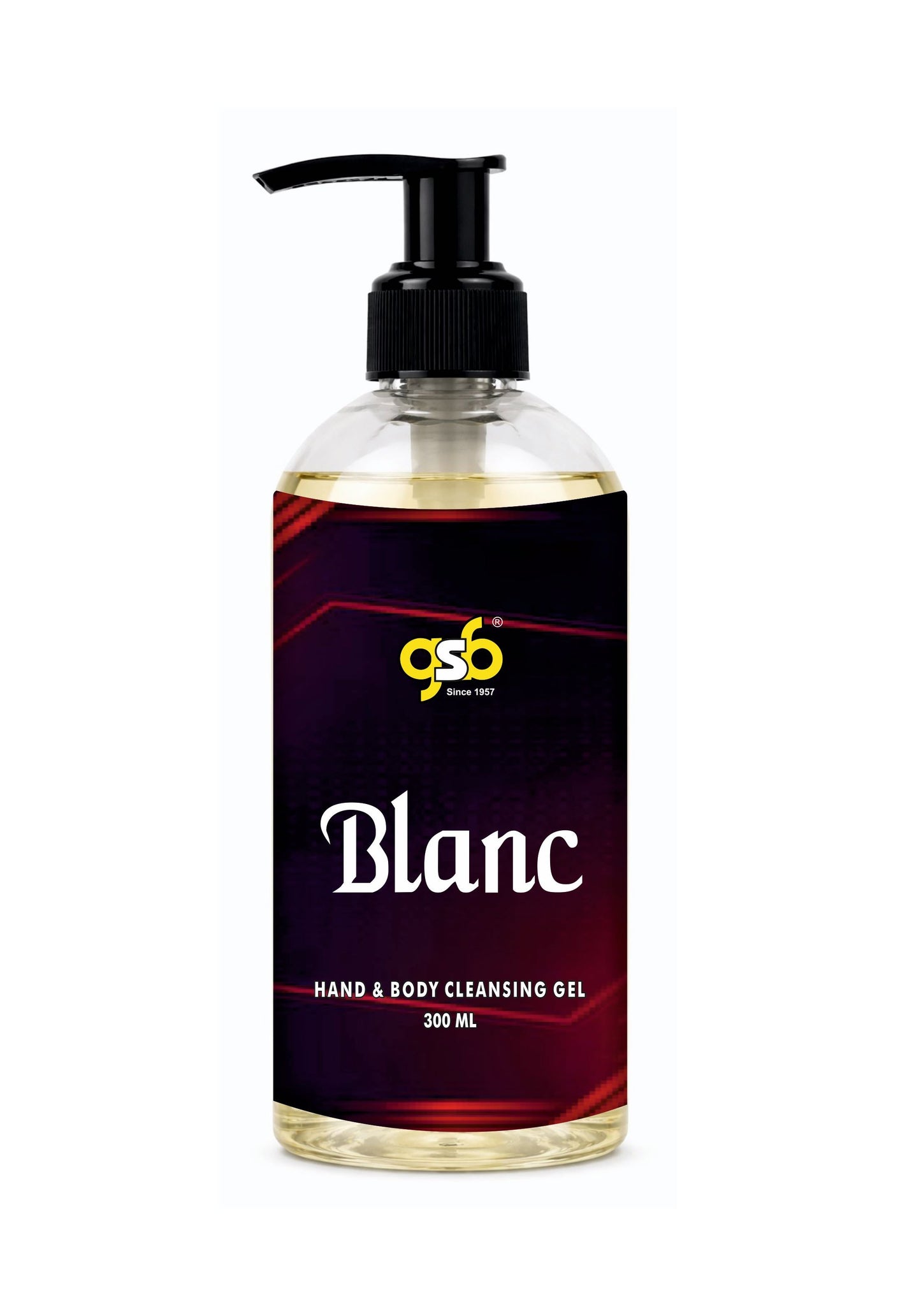 GSB Blanc Hand And Body Cleansing Gel Inspired From Lcaoste Blanc | Luxury Body Wash & Shower Gel With Long Lasting Aroma | No Parabens & Silicones | 300 ml