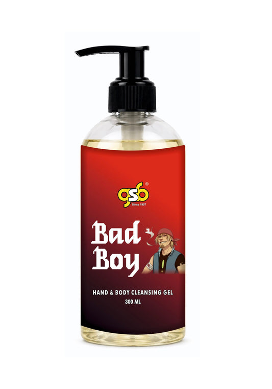 GSB Badboy Hand And Body Cleansing Gel Inspired From Craolina Hraerra Badboy | Luxury Body Wash & Shower Gel With Long Lasting Aroma | No Parabens & Silicones | 300 ml