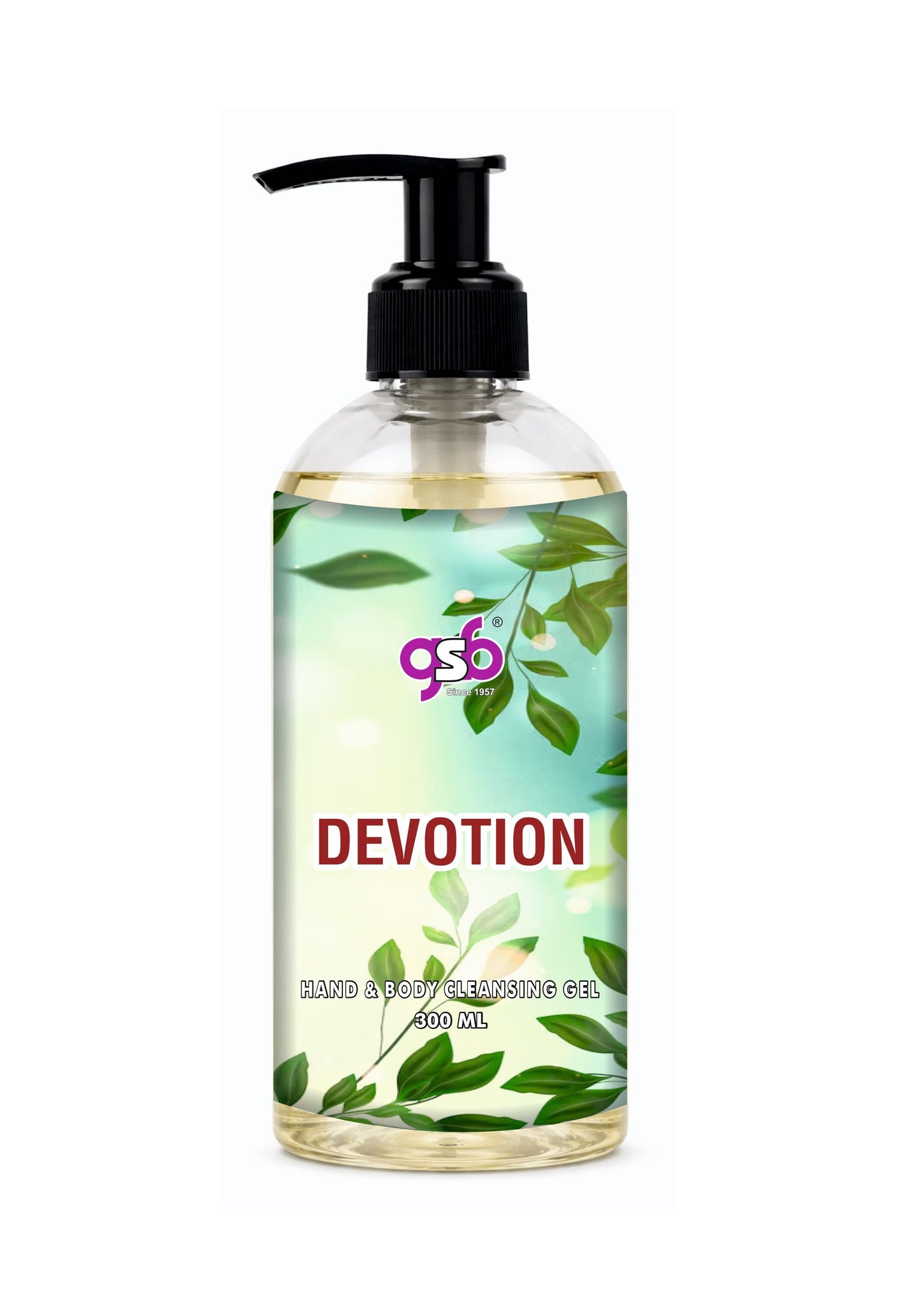 GSB Devotion Hand And Body Cleansing Gel Inspired From Dloce Gbbana Devotion | Luxury Body Wash & Shower Gel With Long Lasting Aroma | No Parabens & Silicones | 300 ml