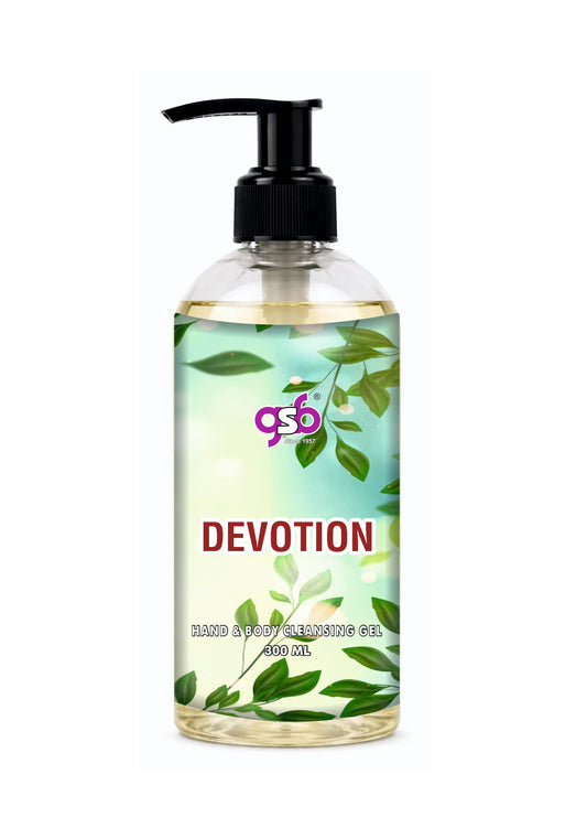 GSB Devotion Hand And Body Cleansing Gel Inspired From Dloce Gbbana Devotion | Luxury Body Wash & Shower Gel With Long Lasting Aroma | No Parabens & Silicones | 300 ml