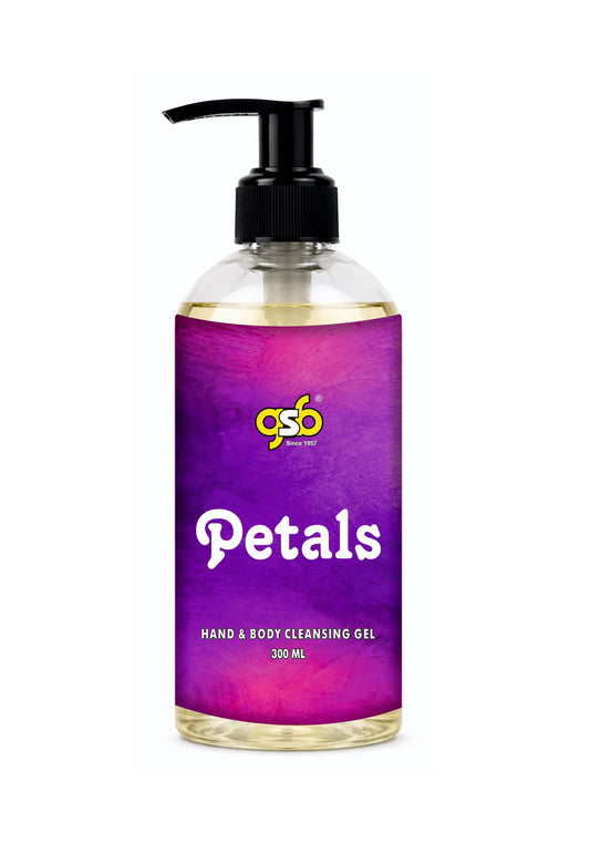 GSB Petals Hand And Body Cleansing Gel Inspired From Vitorcia Secret Petals | Luxury Body Wash & Shower Gel With Long Lasting Aroma | No Parabens & Silicones | 300 ml
