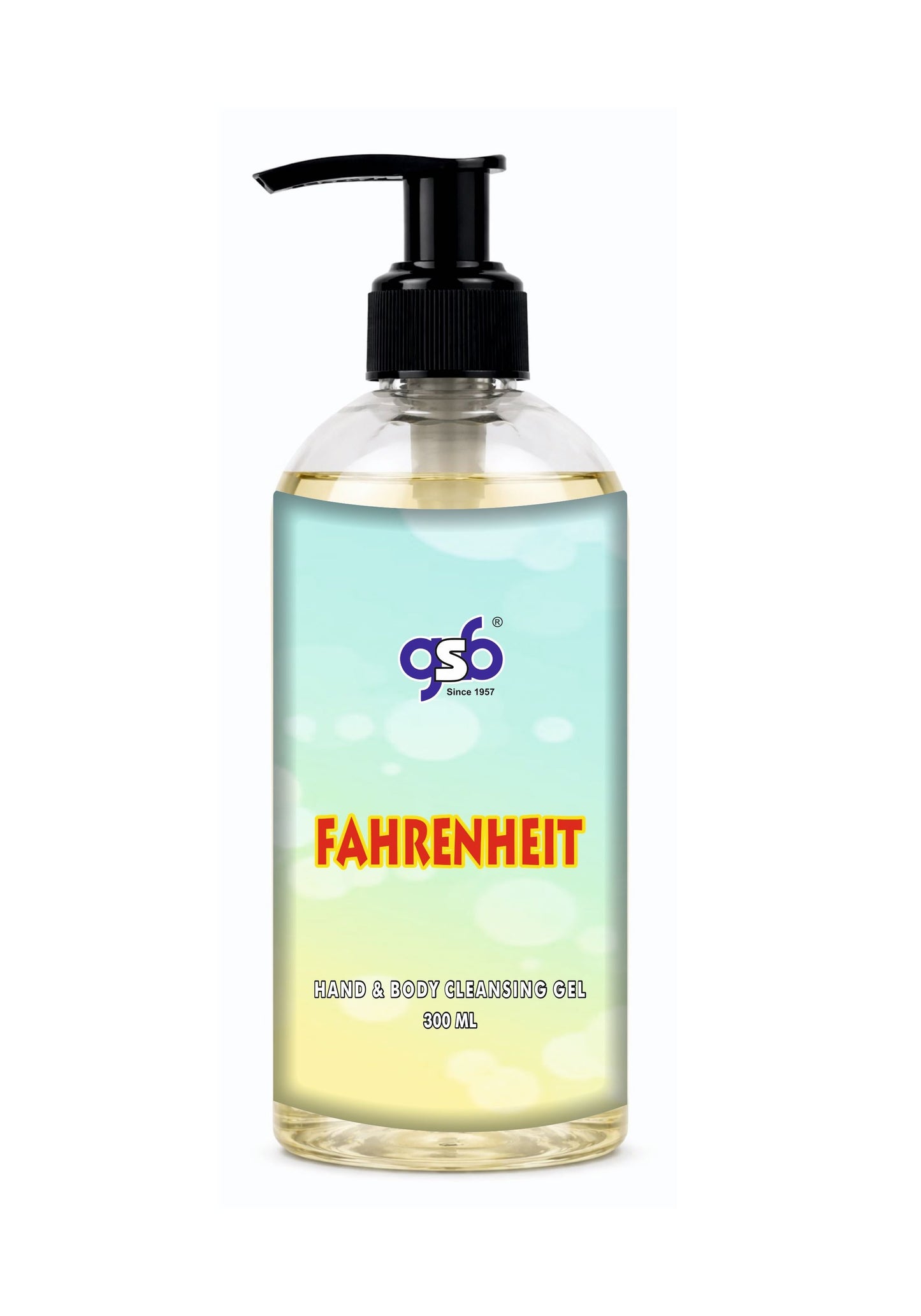 GSB Fahrenheit Hand And Body Cleansing Gel Inspired From Doir Fahrenheit | Luxury Body Wash & Shower Gel With Long Lasting Aroma | No Parabens & Silicones | 300 ml